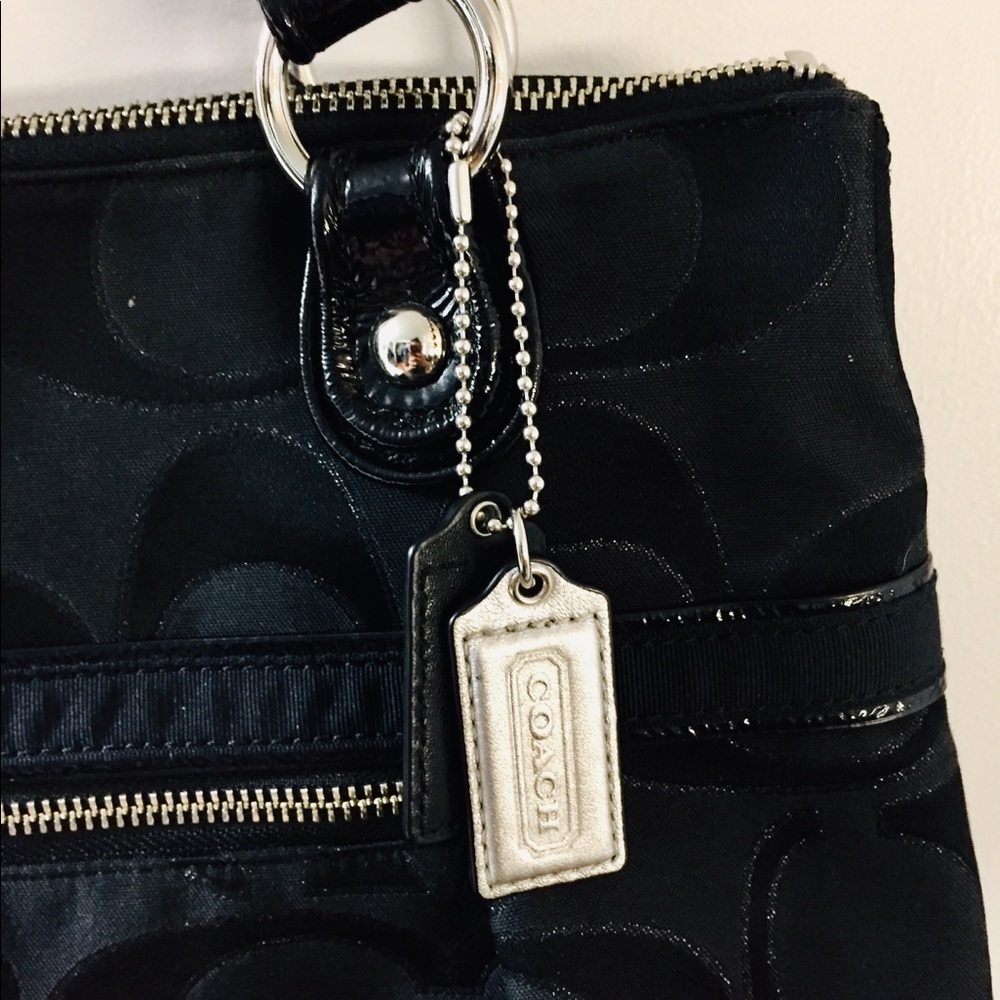 Authentic Black Coach Handbag - Picture 3 of 5